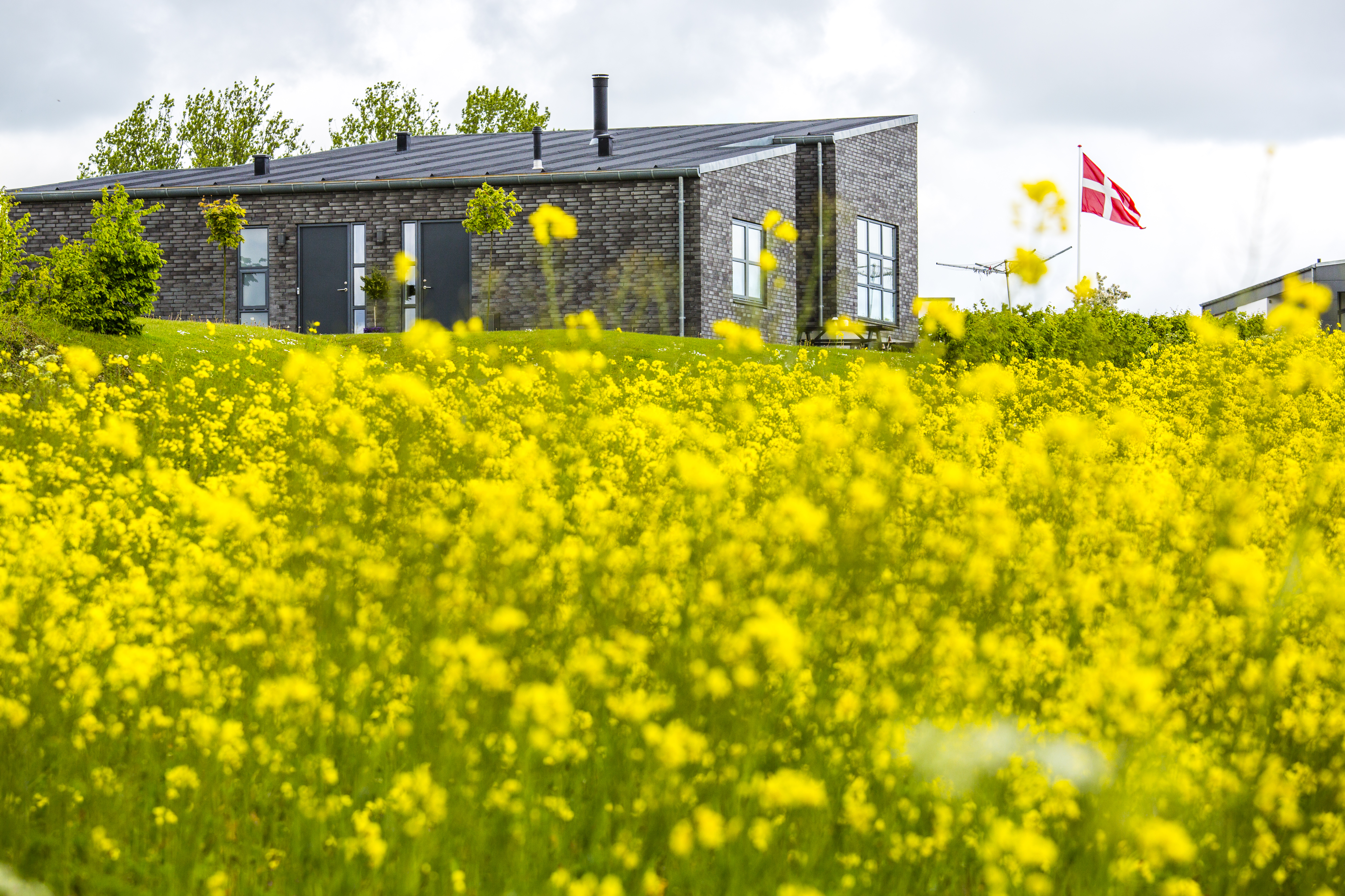 Nybygget hus i Søndersø
